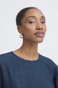 ICHI IHKATICO SH:Shirts/Blouse true navy melange