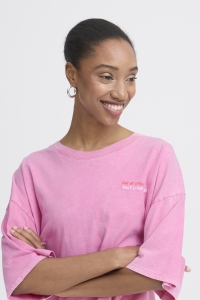 ICHI IHNICA SS3:T-Shirts wild orchid / fiery red