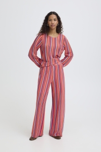 ICHI IHLIBELLA PA:Pants multi stripe