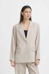 ICHI IHFAVA LONG BL:Jackets dove melange