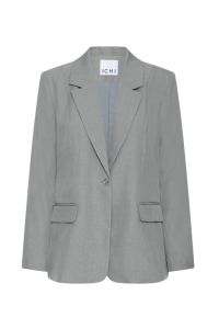 ICHI IHFAVA OVERSIZE BL:Jackets dove melange