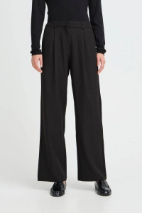 ICHI IHFAVA WIDE PA:Pants black