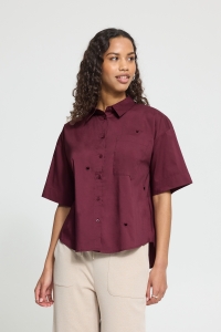 ICHI IHLELAYA SH:Shirts/Blouse vineyard wine
