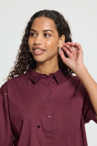 ICHI IHLELAYA SH:Shirts/Blouse vineyard wine