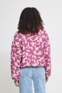 ICHI IHKATE QUILTED JA6:Jackets pink/birch graphic tile