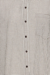 ICHI IHFEJA SH:Shirts/Blouse chicory coffee check