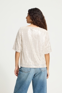 ICHI IHFAUCA SS3:T-Shirts frosted almond