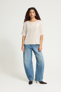 ICHI IHFAUCA SS3:T-Shirts frosted almond