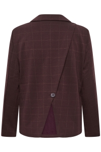 ICHI IHKATE SPARKELLY OVERSIZE BL:Jackets fudge