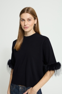 ICHI IHDALISE SS:Knit black