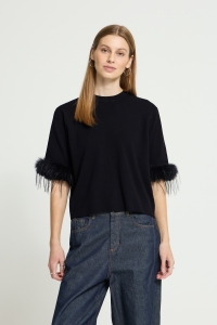 ICHI IHDALISE SS:Knit black