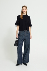 ICHI IHDALISE SS:Knit black
