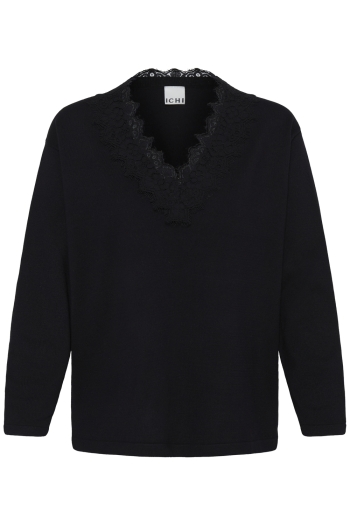 ICHI IHLULS LACE LS:Knit Dames