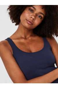 Vero Moda VMMAXI MY SOFT  LONG TANK TOP NOOS black iris