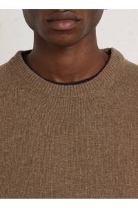 Casual Friday Karl crew neck bounty knit:Knit chocolate chip melange