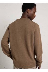 Casual Friday Karl crew neck bounty knit:Knit chocolate chip melange