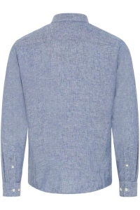 Accessoire CFANTON BD LS LINEN SHIRT:Shirts/Blo chambray blue