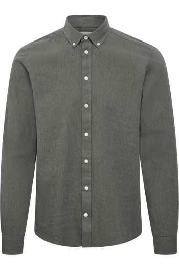 Casual Friday CFANTON LS BD fil a fil shirt:Shirts Heren