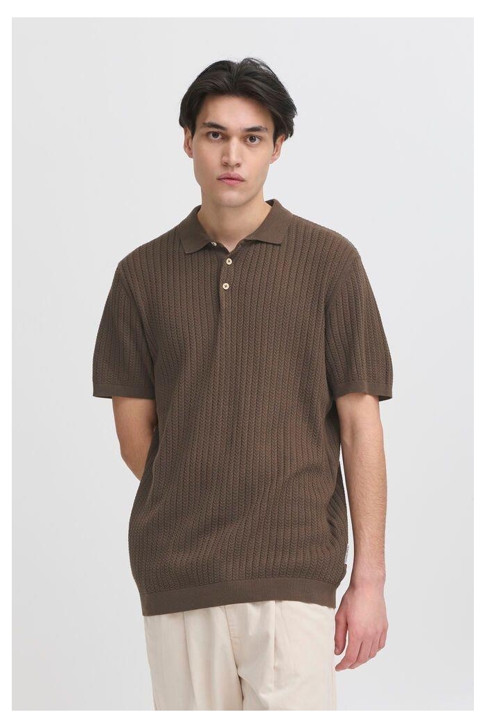 Casual Friday CFKARL structured knit polo:Knit wren