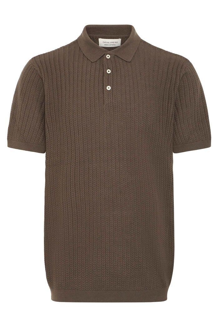 Casual Friday CFKARL structured knit polo:Knit wren