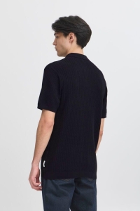 Casual Friday CFKARL structured knit polo:Knit dark navy