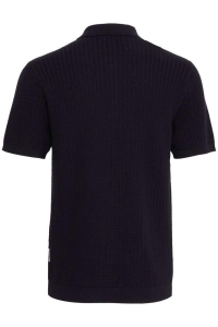Casual Friday CFKARL structured knit polo:Knit dark navy