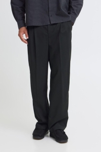 Casual Friday CFGRANT 0153 WIDE GARBADINE PA:Pants black beauty