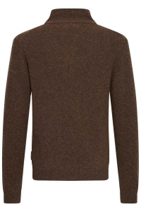 Casual Friday CFKARL halfzip lambswool knit:Knit demitasse melange