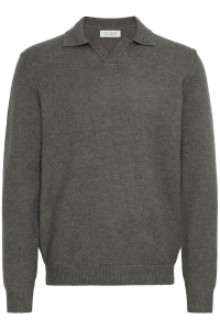 Casual Friday CFKARL polo knit:Knit pewter mix