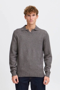 Casual Friday CFKARL polo knit:Knit pewter mix