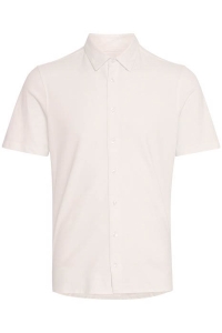 Casual Friday CFFOLKE SS BU jersey piquet shirt:Sh snow white
