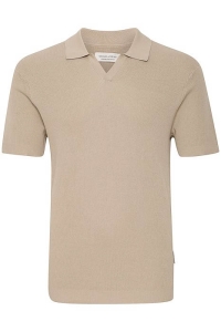 Casual Friday CFMAVERICK SS polo knit:Knit plaza taupe