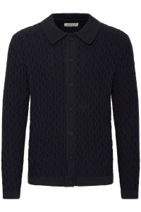 4001 - Accessoire CFTOKE cable cardigan:Knit dark navy
