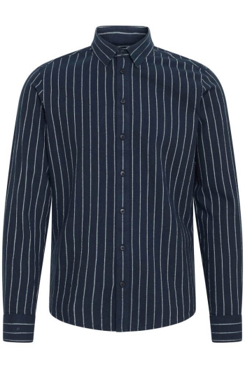 Casual Friday CFMACE LS BU striped shirt - brushe: