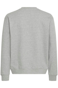 Casual Friday CFSIGVARD sweat with large front pr: mid grey melange