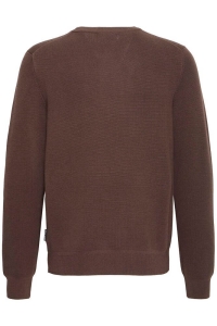 Casual Friday CFTHEO 0231 MILANO CREW KNIT:Knit bruin