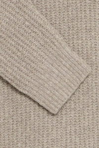 Casual Friday CFGAHN 1X1 RIB POLO KNIT:Knit steeple gray