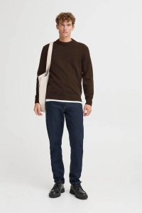 Casual Friday CFANDRO 0247 CREW NECK KNIT:Knit demitasse melange