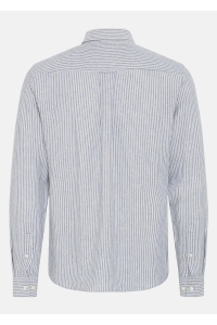 CFHANES LS LINEN MIX SHIRT:Shirts/Bl summer sand