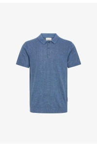  CFBELLS SS POLO KNIT:Knit bering sea melange
