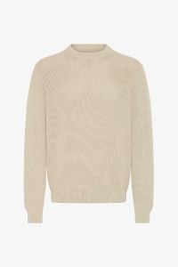 4001 - Accessoire CFISAKSSON LS CREW KNIT:Knit island fossil