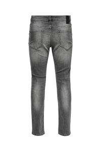 ONLY&SONS ONSLOOM LIFE SLIM ZIP JOG  ST 7103 : grey denim