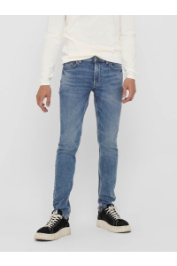 ONLY&SONS ONSLOOM LIFE SLIM BLUE JOG PK 8653 : blue denim