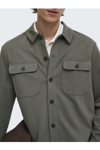 Only and Sons ONSNEWKODYL OVERSHIRT SWEAT NOOS beluga
