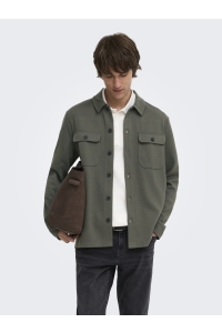 Only and Sons ONSNEWKODYL OVERSHIRT SWEAT NOOS beluga