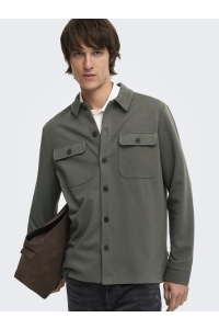 Only and Sons ONSNEWKODYL OVERSHIRT SWEAT NOOS beluga