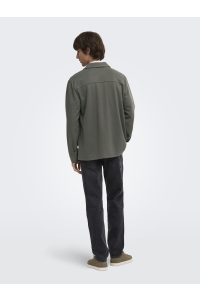 Only and Sons ONSNEWKODYL OVERSHIRT SWEAT NOOS beluga