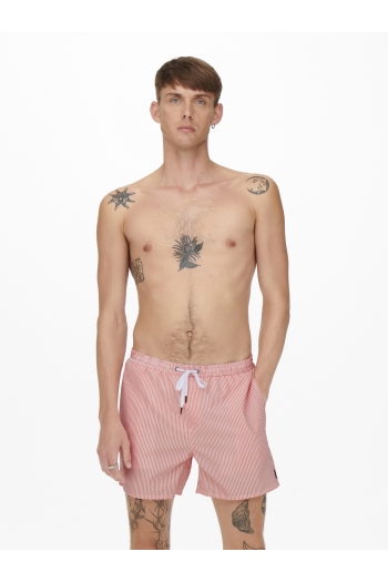 Only and Sons ONSTED STRIPE SEERSUCKER SWIM NOOS