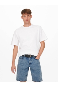 ONLY&SONS ONSFRED RLX SS TEE NOOS bright white