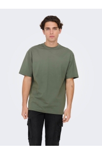 ONLY&SONS ONSFRED RLX SS TEE NOOS castor gray